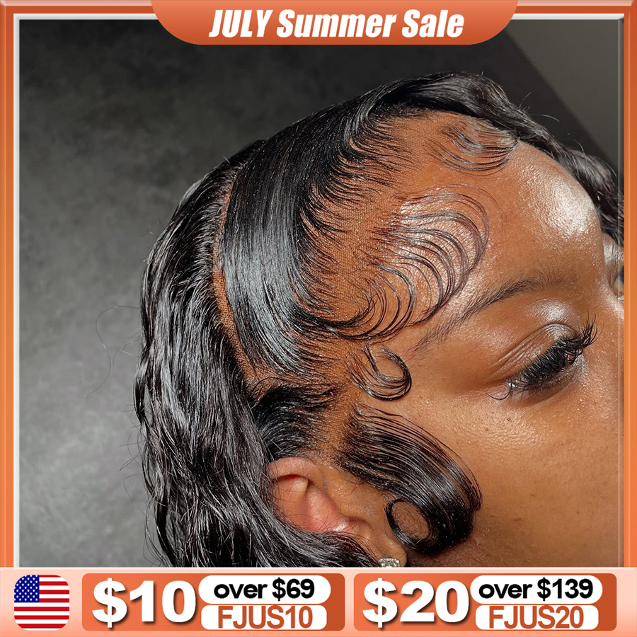 250% 13X4 HD Transparent Lace  - Hd Lace Frontal Wig Human Hair Pre Plucked 评论和价格