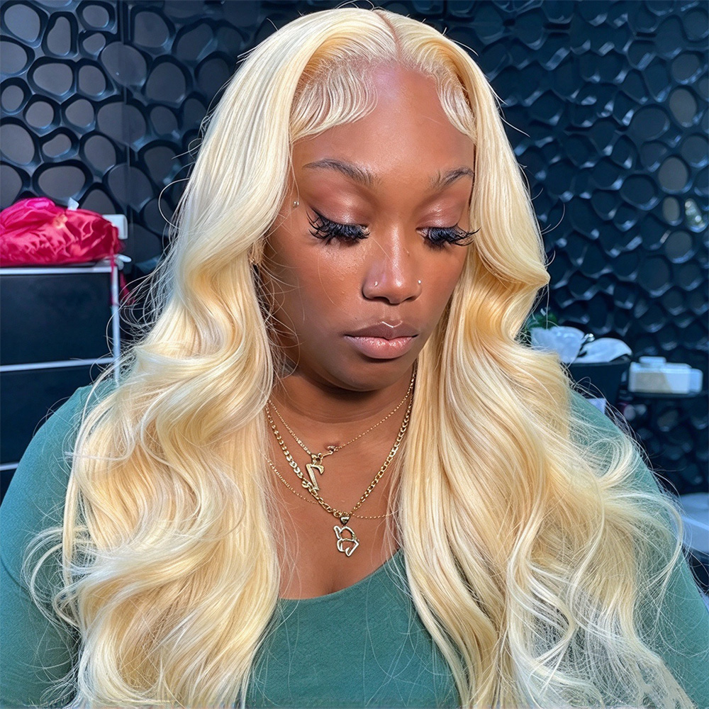 13x4 Blonde 613 Body Wave Lace - 613 Blonde Body Wave Lace Front Wig 评论和价格