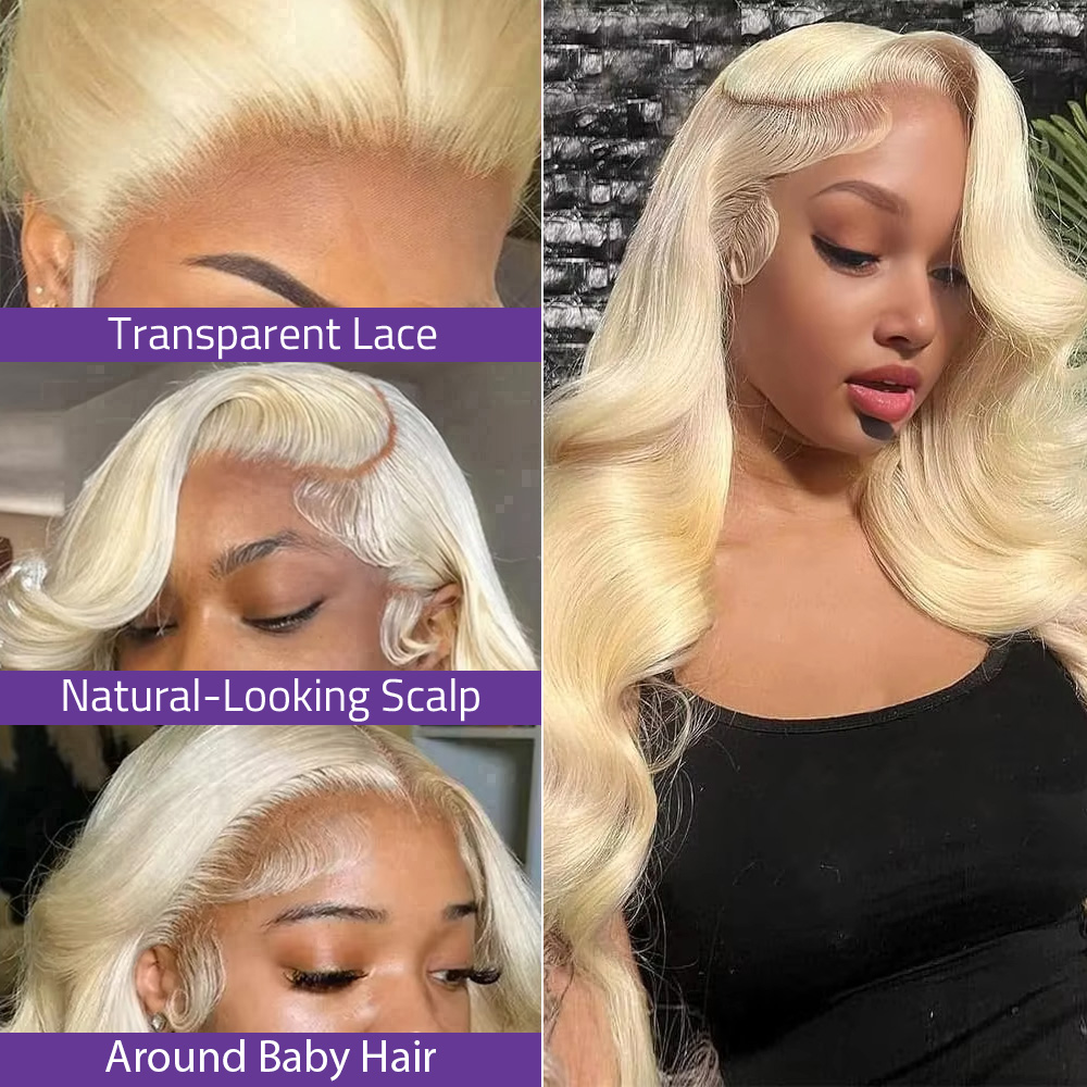 13x4 Blonde 613 Body Wave Lace - 613 Blonde Body Wave Lace Front Wig 评论和价格