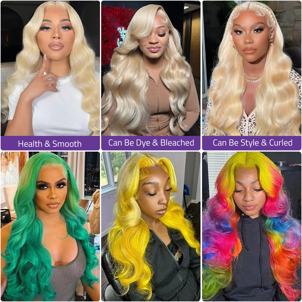 13x4 Blonde 613 Body Wave Lace - 613 Blonde Body Wave Lace Front Wig 评论和价格