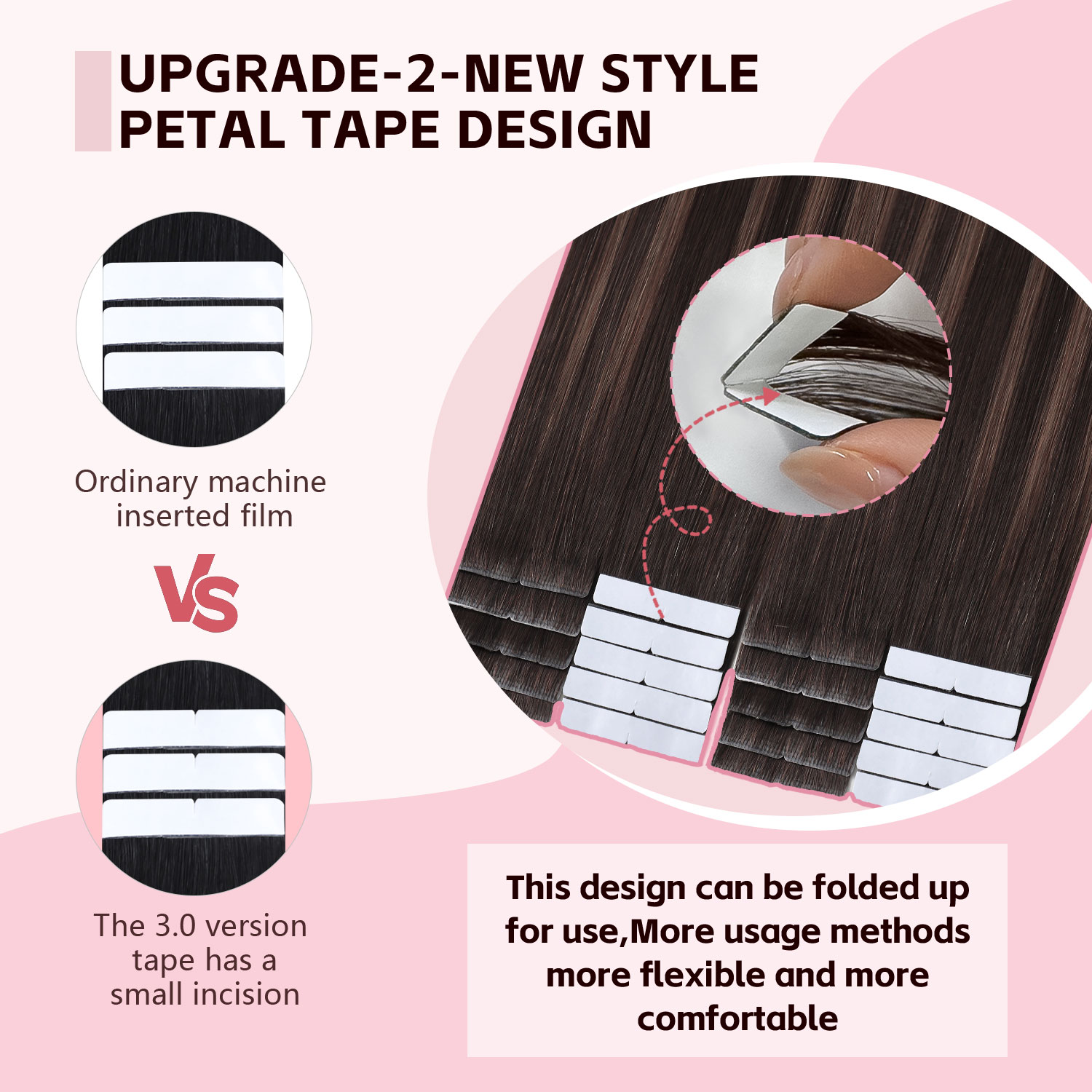 Sweetmet Invisible Tape Hair E - Invisible Tape In Extensions Real Hair 评论和价格