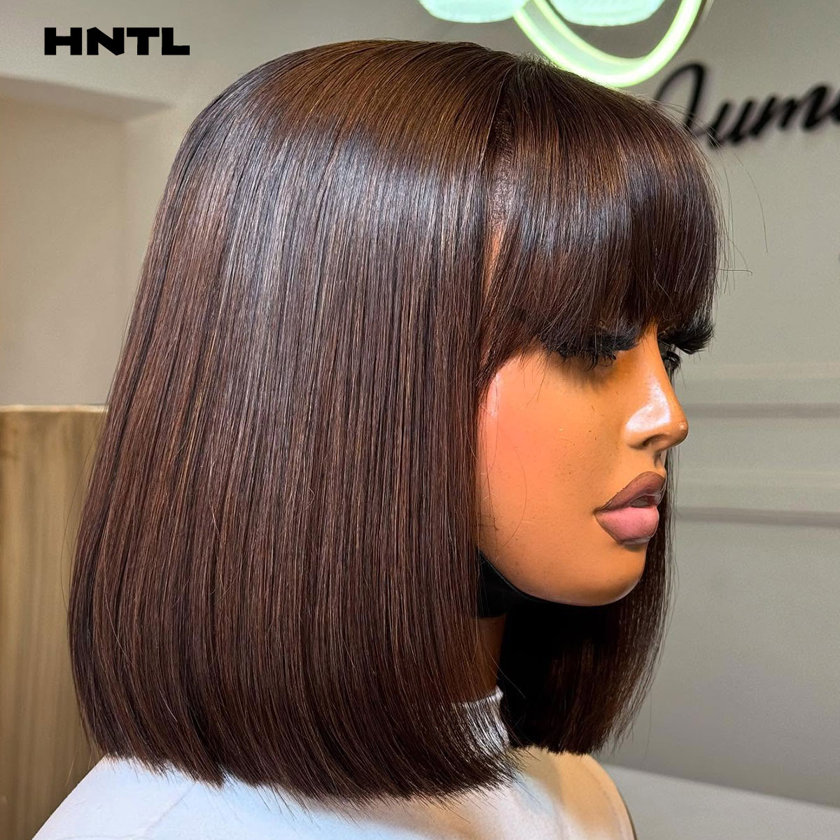 Wear & Go Glueless Wig Human H - Pre Parted 13X4 Lace Front Bob Wig 评论和价格