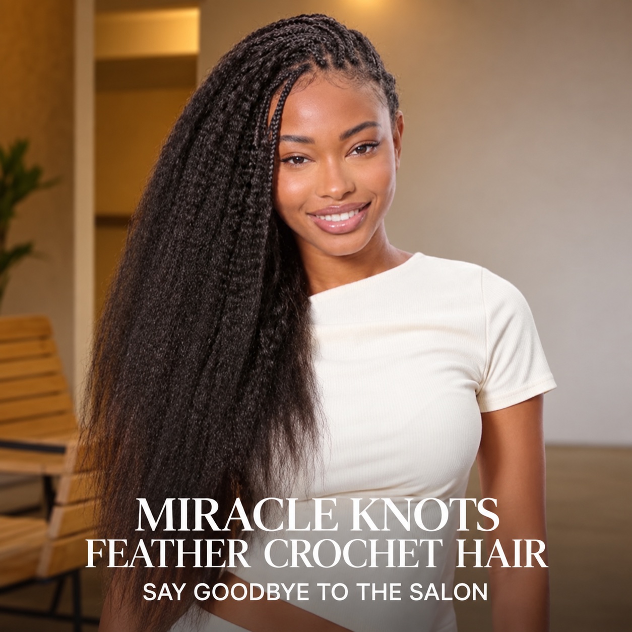 Knotless Kinky Straight Feathe - Human Hair Wigs 评论和价格