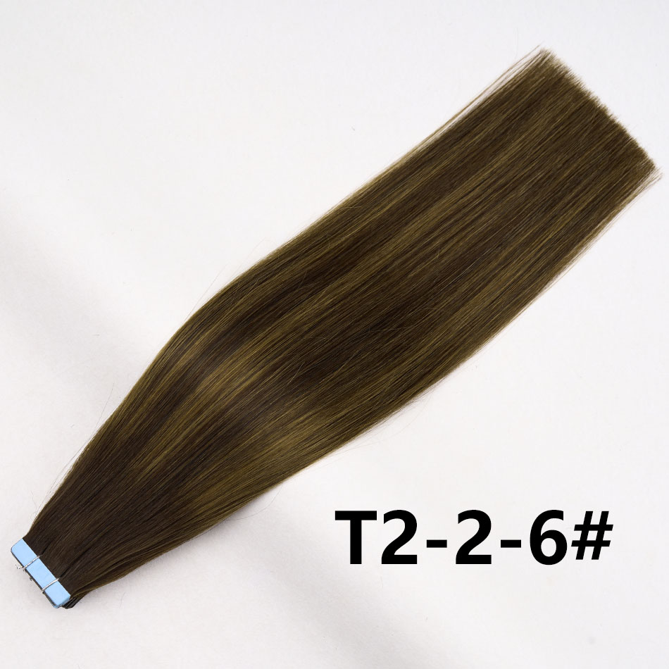 Fashion Highlight Tape In Hair - Invisible Tape In Extensions Real Hair 评论和价格