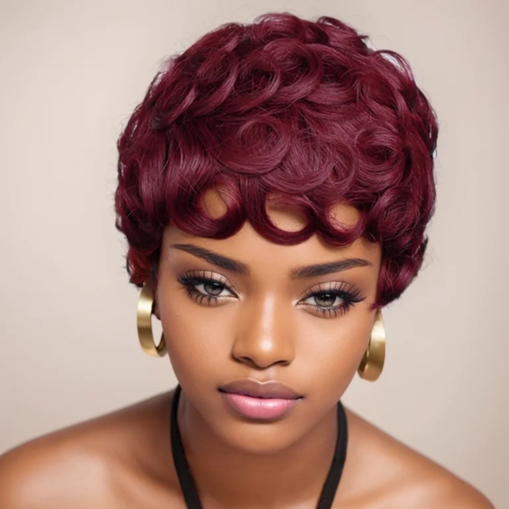 99J Pixie Cut Wig Human Hair S - Short Pixie Cut Wig Human Hair Cheap 评论和价格