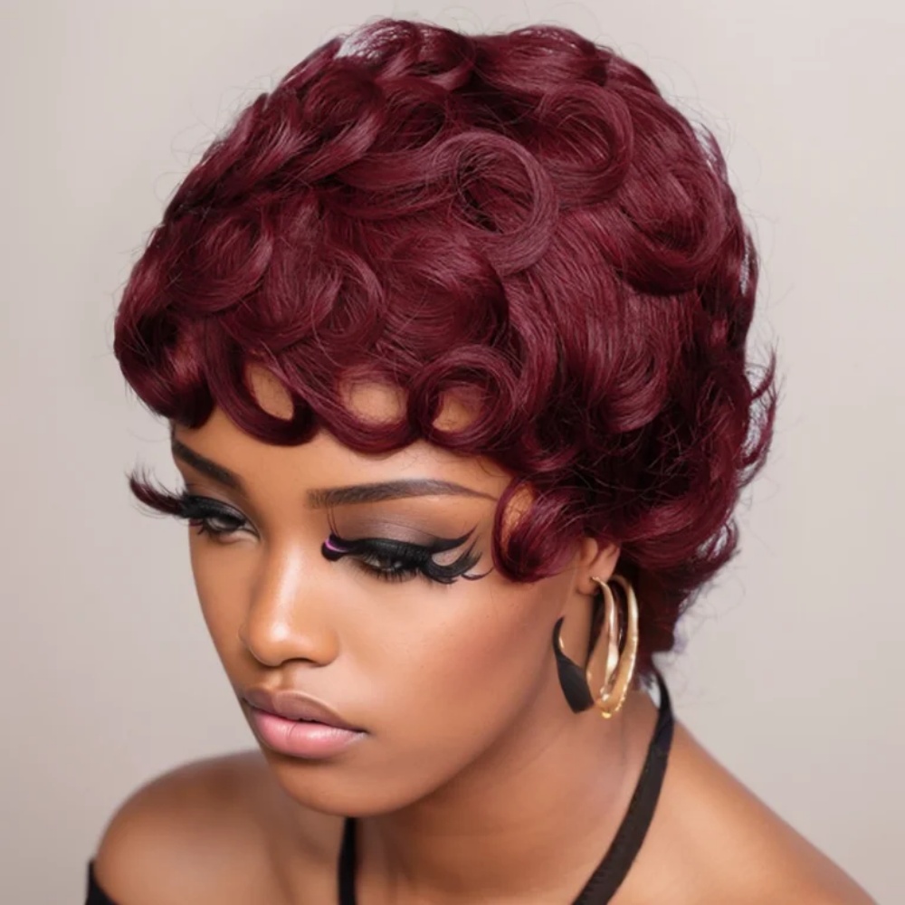 99J Pixie Cut Wig Human Hair S - Short Pixie Cut Wig Human Hair Cheap 评论和价格