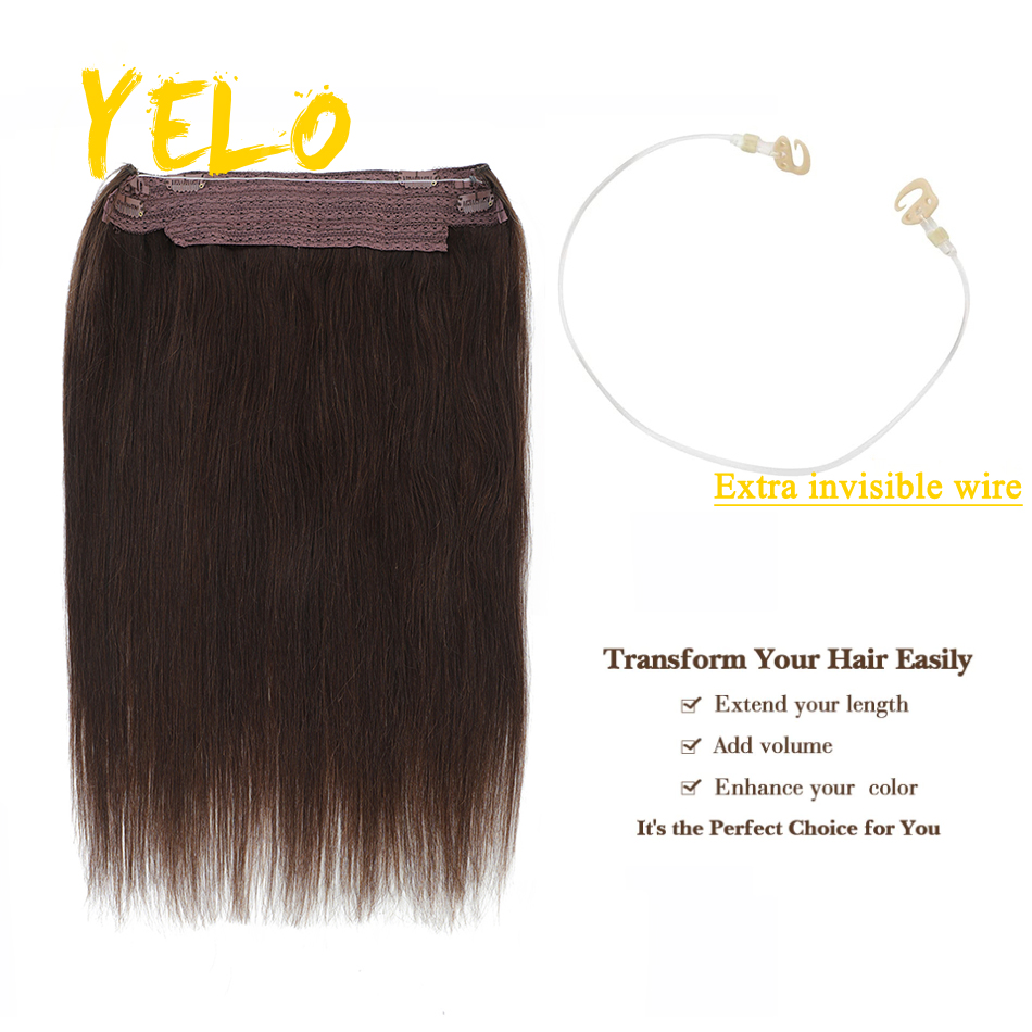 Wire In Hair Extension Human H - Seamless Clip In Hair Extensions Human Hair 评论和价格