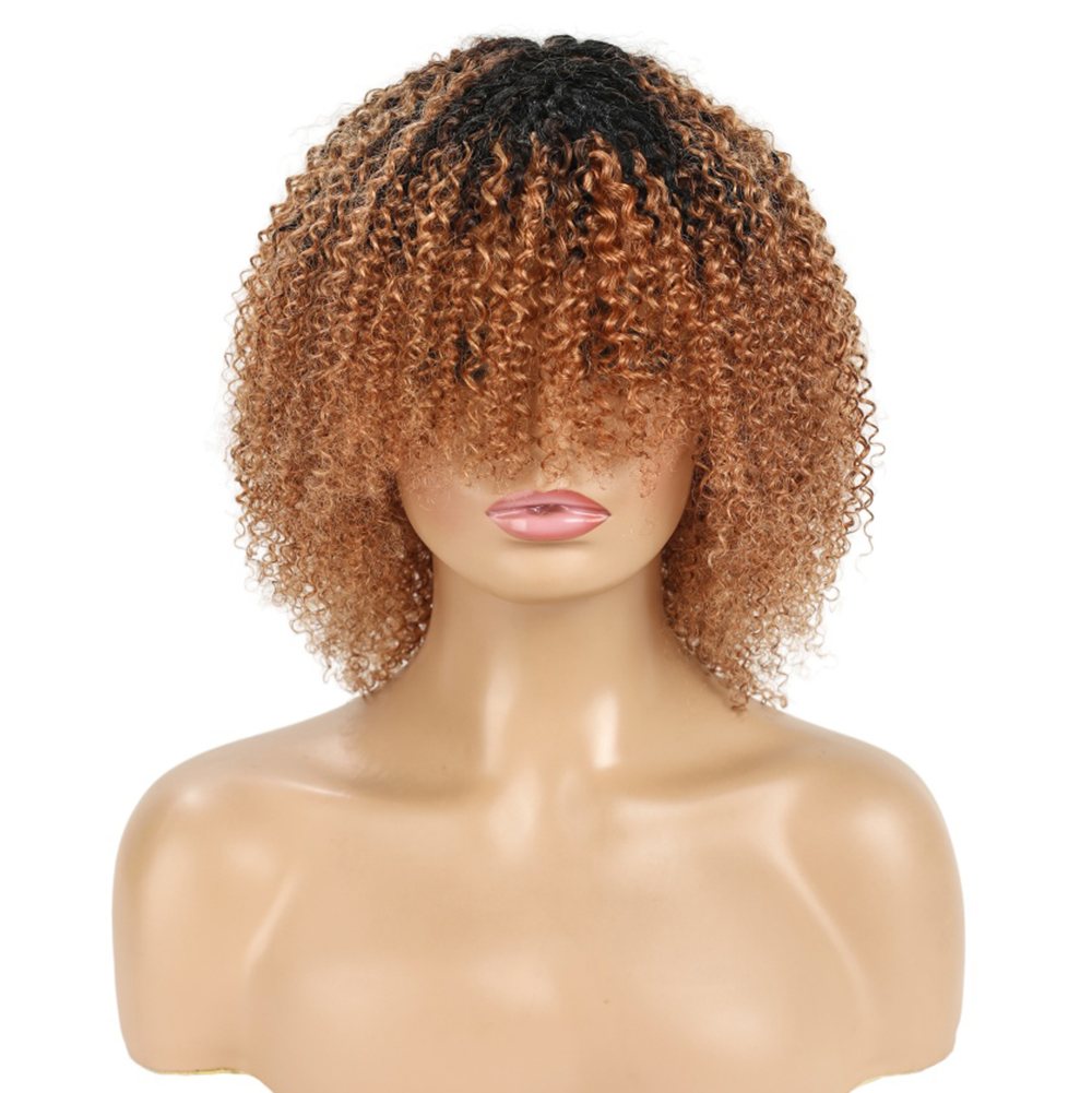 Peruvian Hair Afro Kinky Curly - Short Pixie Cut Wig Human Hair Cheap 评论和价格