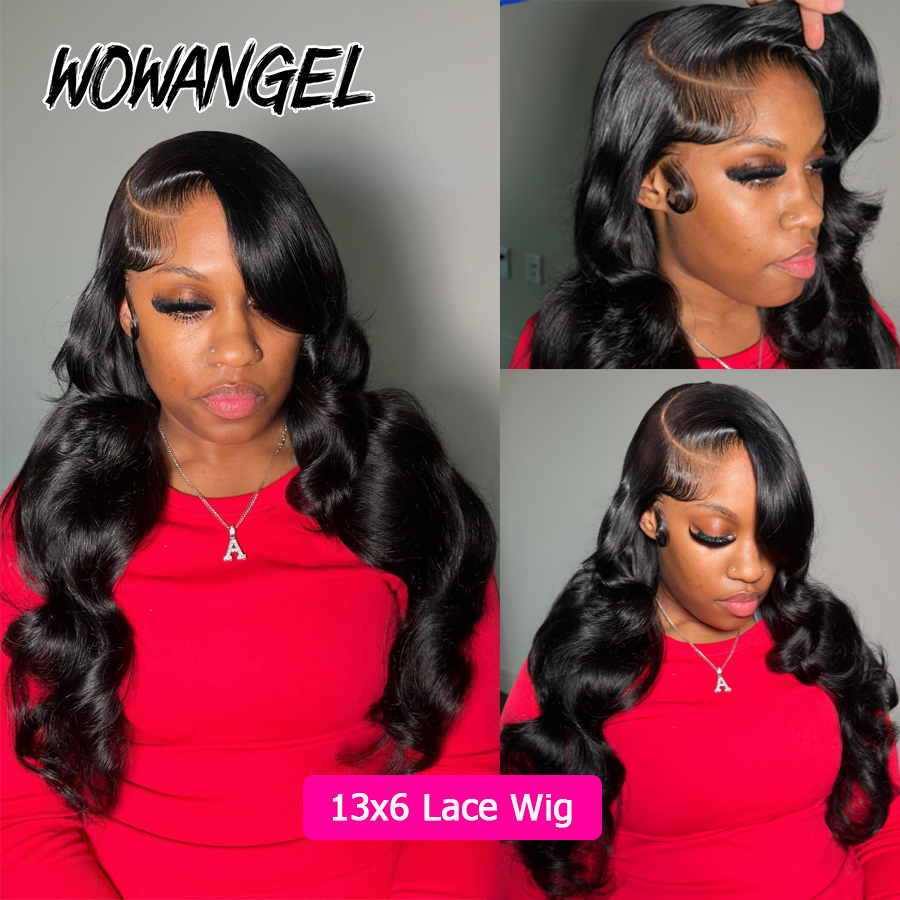 Wow Angel Body Wave Jet Black  - Lace Front Wigs 评论和价格