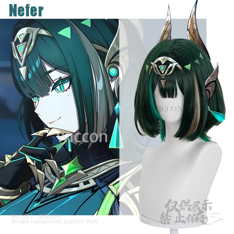 Anime Game Genshin Impact New  - Synthetic Wigs 评论和价格