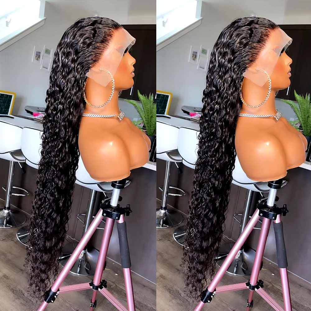 42 Inch Brazilian Virgin Human - Lace Front Wigs 评论和价格