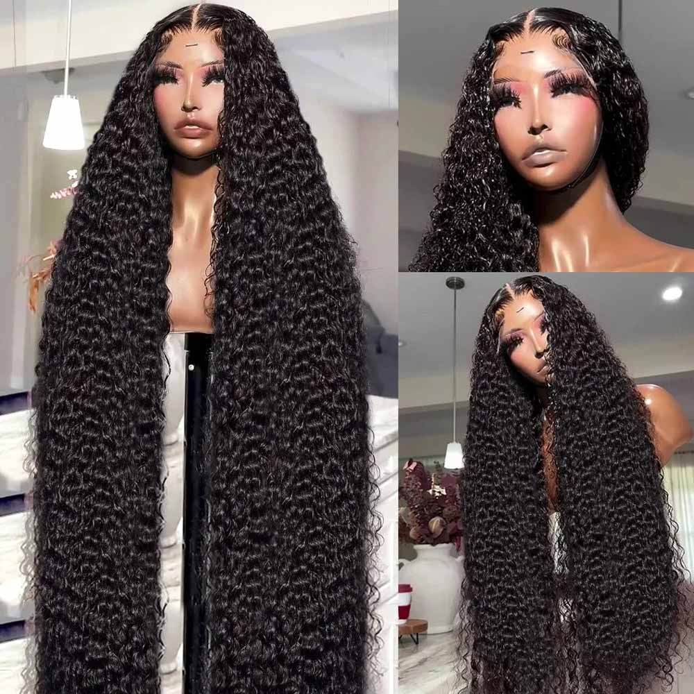 42 Inch Brazilian Virgin Human - Lace Front Wigs 评论和价格