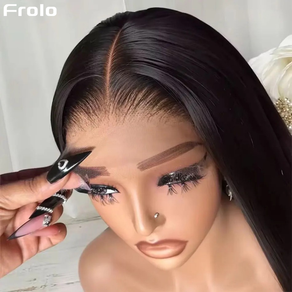 Glueless Bone Straight Human H - Lace Front Wigs 评论和价格
